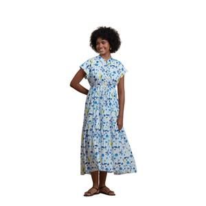 NEW RO'S GARDEN mumi midi dress in avignon blue